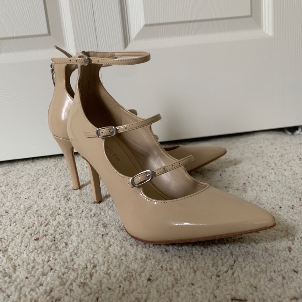 Marc Fisher Strappy Nude Heels
